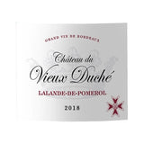 Château Du Vieux Duché 2018 Lalande-de-Pomerol - Vin rouge de Bordeaux
