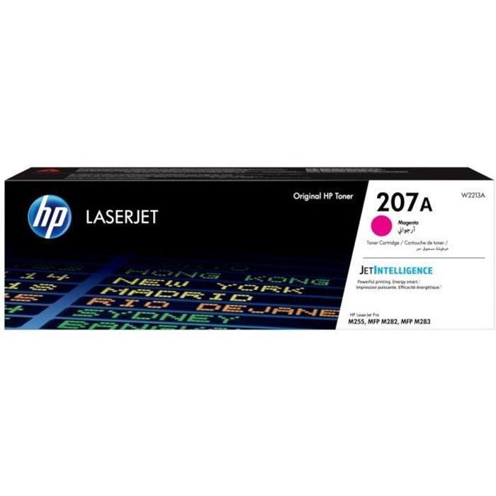 Cartouche de Toner HP 207 (W2213A) magenta pour HP Color LaserJet Pro M255/MFP M282/M283