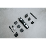 Tondeuse a barbe - WAHL - GROOMSMAN PRO - 2,4 V - 6 sabots - Autonomie : 60 min - Noir / Argent