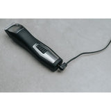 Tondeuse a barbe - WAHL - GROOMSMAN PRO - 2,4 V - 6 sabots - Autonomie : 60 min - Noir / Argent