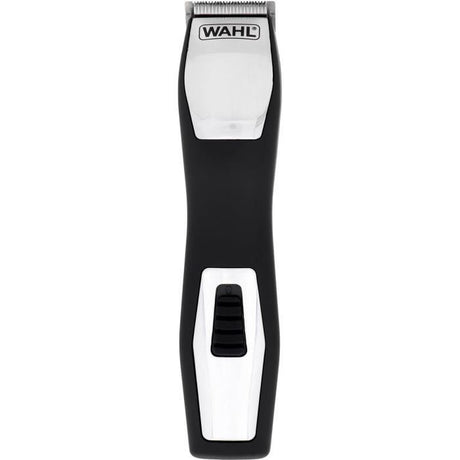 Tondeuse a barbe - WAHL - GROOMSMAN PRO - 2,4 V - 6 sabots - Autonomie : 60 min - Noir / Argent