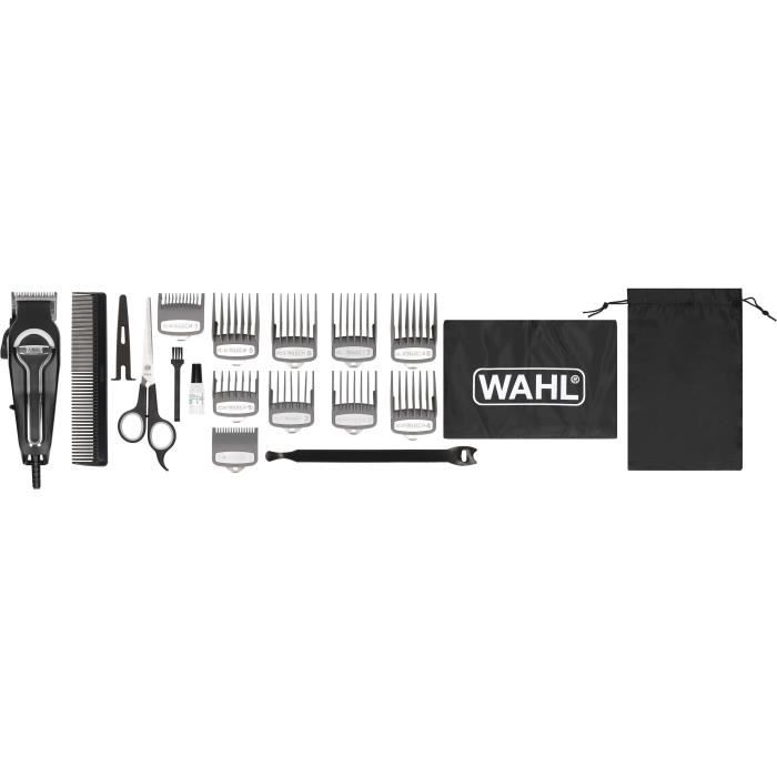 Tondeuse secteur - WAHL - ELITE PRO - 230 V - 10 sabots - Noir