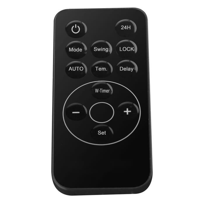 Chauffage électrique mural - 2000W - WARM TECH - Céramique - 240V - Jusqu'a 50m3 - Noir