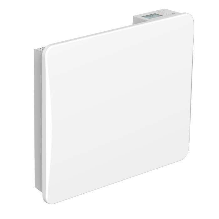 Radiateur électrique a inertie - 1000W - WARM TECH - Céramique - 230V - Jusqu'a 40m3 - Blanc