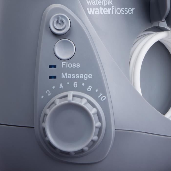 Jet Dentaire - WATERPIK - WP-667 Ultra Professionnel - Gris - 10 Niveaux de pression - 7 Embouts inclus