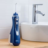 Jet Dentaire - WATERPIK - WP-583 Advanced - Sans Fil - Rechargeable - 3 Niveaux de pression - 4 Embouts