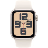 Apple Watch SE GPS - 40mm - Boîtier Starlight Aluminium - Bracelet Starlight Sport Band - S/M