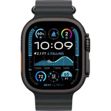 Apple Watch Ultra 2 GPS + Cellular - 49mm - Boîtier Black Titanium - Bracelet Black Ocean Band
