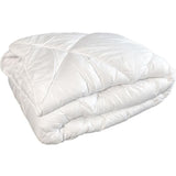 Couette - 140 x 200 cm - BLEU CALIN - Chaude - 400 g/m² - Blanc