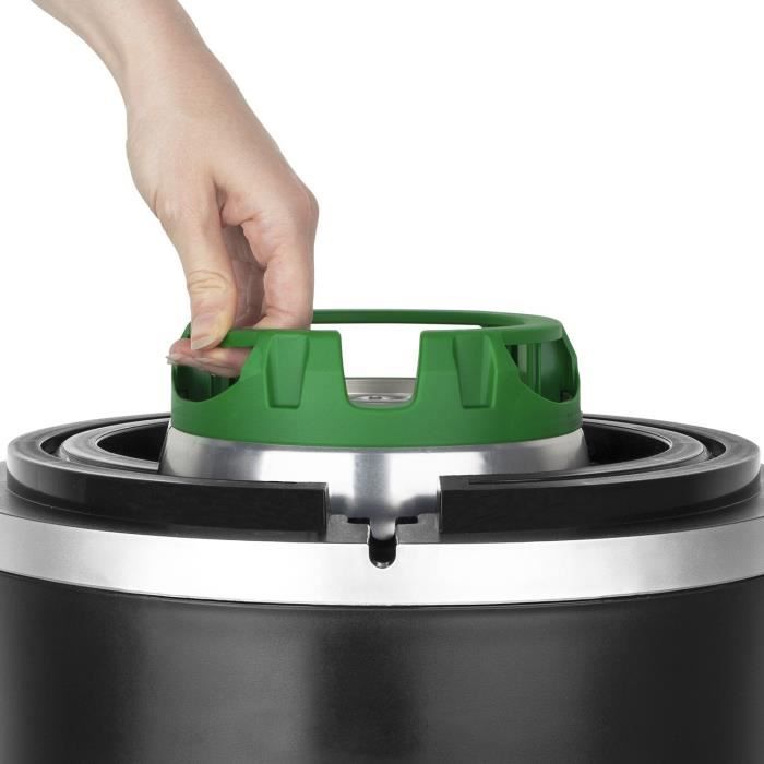 Tireuse a bere WEASY - PINT568 - Capacité 5L - Température réglables 3° a 6°C - Compatible tous fűts - Noir