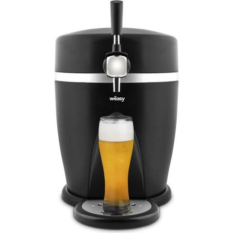 Tireuse a bere WEASY - PINT568 - Capacité 5L - Température réglables 3° a 6°C - Compatible tous fűts - Noir