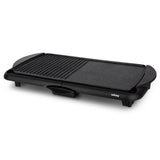 WEASY STO52 Plancha ÈlÈctrique 2000W - Plaque effet pierre - 52x27cm - TempÈrature rÈglable - Revetement anti-adhÈsif - Bac