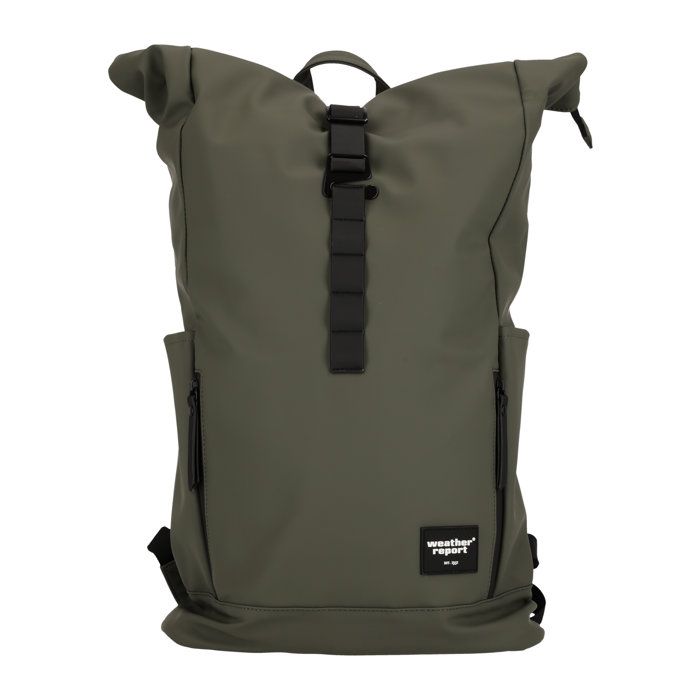 Sac a dos - WEATHER REPORT - Bronze - Roll top - 100% PU - Kaki