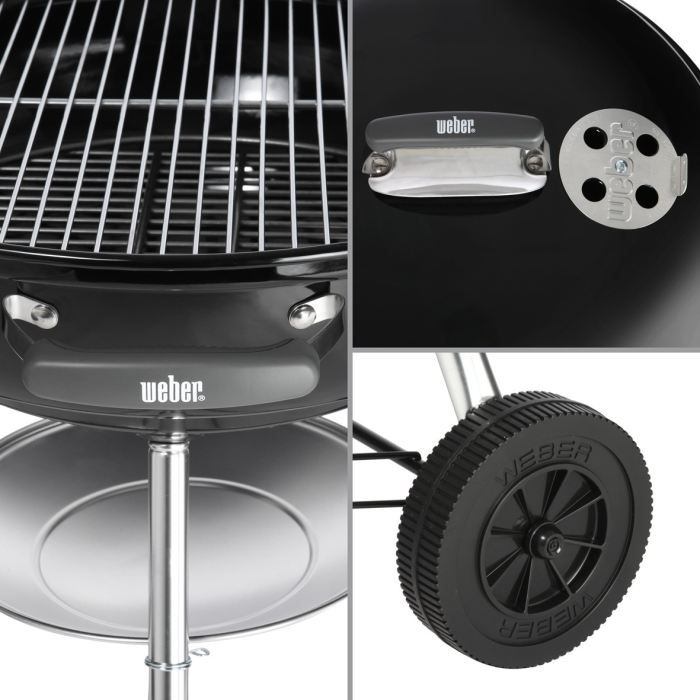 Barbecue Weber COMPACT KETTLE 57 CM NOIR