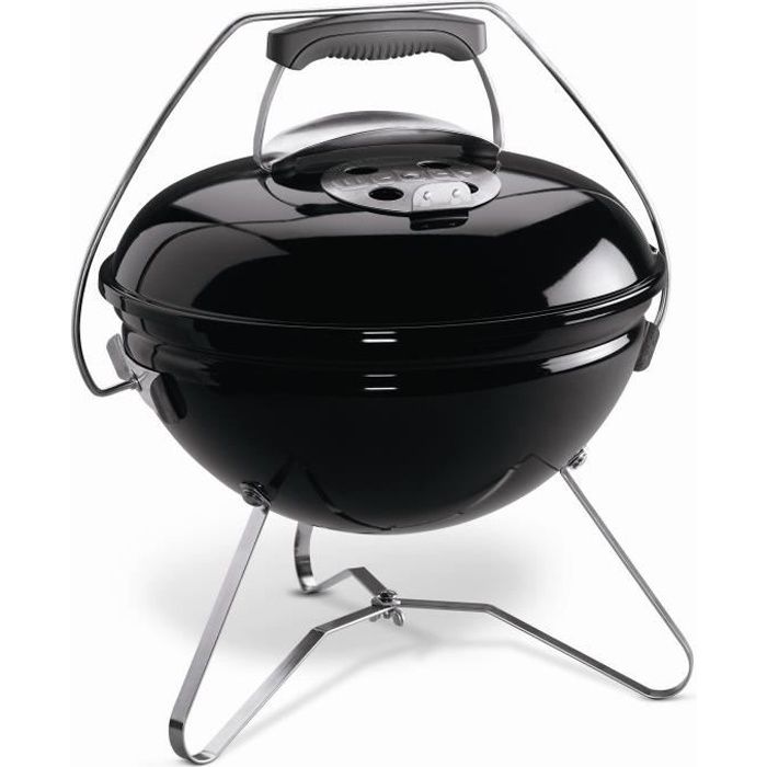 Barbecue charbon - WEBER Smokey Joe -Ř37cm - Noir