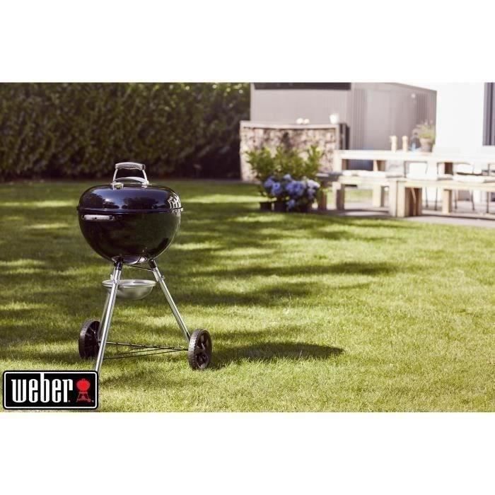 WEBER Barbecue charbon ORIGINAL KETTLE E-4710 - Acier émailé - Ø47cm - Thermometre intégré au couvercle