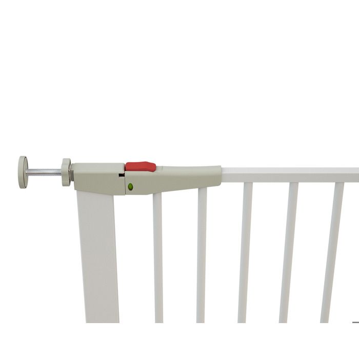 WEBABY - Barriere de sécurité bébé en acier Blanc MOBI  Blanc - Taille unique