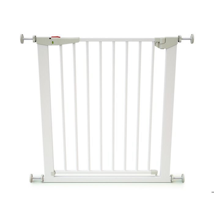 WEBABY - Barriere de sécurité bébé en acier Blanc MOBI  Blanc - Taille unique