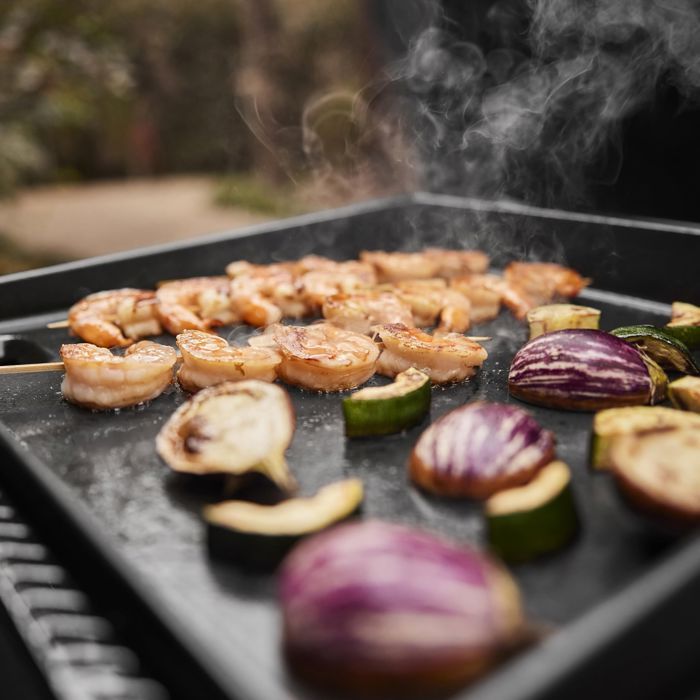 WEBER Plancha gaz Premium Weber SLATE GP 43 cm - Surface de cuisson: 43 x 41 cm - Noir