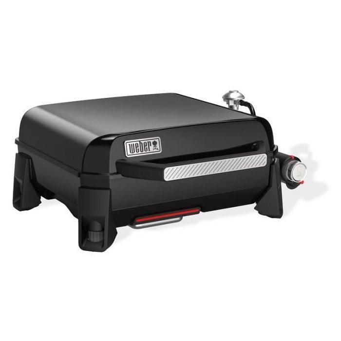 WEBER Plancha gaz Premium Weber SLATE GP 43 cm - Surface de cuisson: 43 x 41 cm - Noir