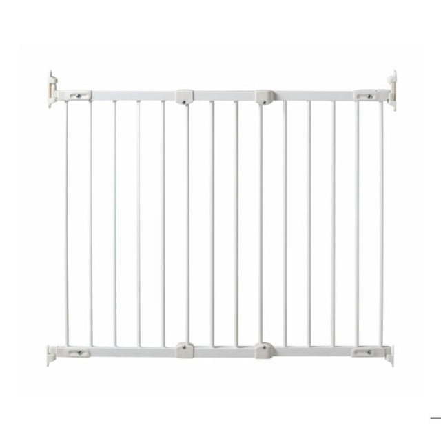 WEBABY - Barriere de sécurité bébé en acier Blanc 108 x 4 x 75 cm NONO  Blanc - Taille unique