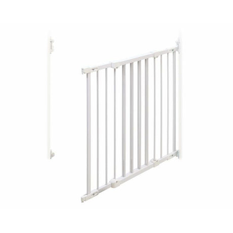 WEBABY - Barriere de sécurité bébé en acier Blanc 108 x 4 x 75 cm NONO  Blanc - Taille unique
