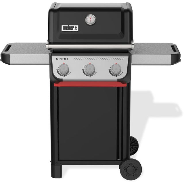 Barbecue a gaz - Weber - Spirit E-310 - 3 brűleurs en acier inoxydable - 7kW - Thermometre - Noir