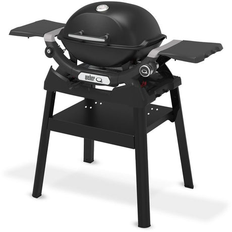 Barbecue a gaz - Weber - Q1200N avec stand - 2,94kW - 1 brűleur en acier inoxydable - Allumage piézoélectronique - Noir
