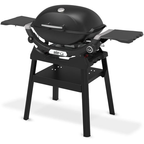 Barbecue a gaz - Weber - Q2200N avec stand - 4,11kW - 1 brűleur - Fonte émaillée - Allumage piézoélectronique - Noir