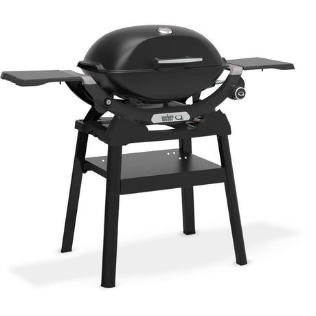 Barbecue a gaz - Weber - Q2200N avec stand - 4,11kW - 1 brűleur - Fonte émaillée - Allumage piézoélectronique - Noir