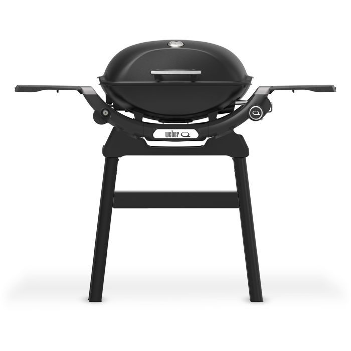 Barbecue a gaz - Weber - Q2200N avec stand - 4,11kW - 1 brűleur - Fonte émaillée - Allumage piézoélectronique - Noir