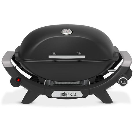 Barbecue a gaz - Weber - Q2100N - 2,94kW - 1 brűleur en acier inoxydable - Fonté émaillée - Allumage piézoélectronique - Noir