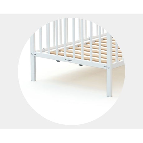 Lit bébé pliant - 60 x 120 cm - WEBABY - FLEX - Blanc