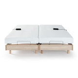 Ensemble relaxation matelas + sommiers électriques 2x80x200cm - Mousse - Ferme - TALCA Fabrication française