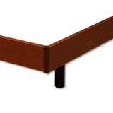 Ensemble relaxation TALCA matelas + sommiers électriques décor cerisier 2x70x190 - Mousse - 14 cm - Ferme