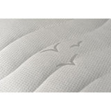 Ensemble relaxation TALCA matelas + sommiers électriques décor cerisier 2x70x190 - Mousse - 14 cm - Ferme
