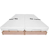 Ensemble relaxation matelas + sommiers électriques 2x90x200 - Mousse - Ferme - TALCA Fabrication française