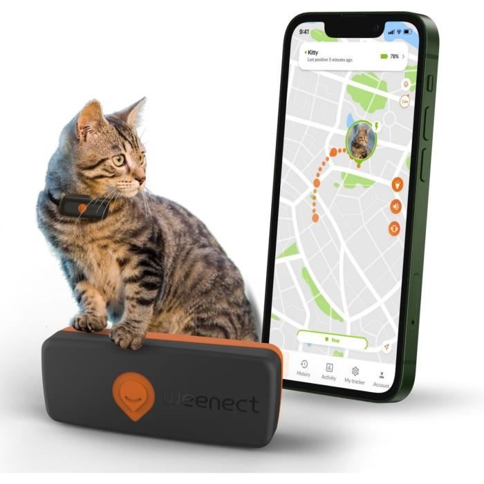 Traceur GPS pour Chat - Weenect XS (Black Edition 2023)