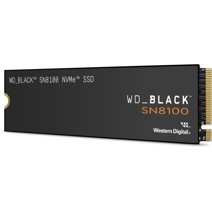 WESTERN DIGITAL - WDS400T1X0M - SSD Interne - Black - SN8100 - NVMe - 4 To