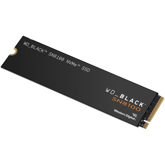 WESTERN DIGITAL - WDS400T1X0M - SSD Interne - Black - SN8100 - NVMe - 4 To