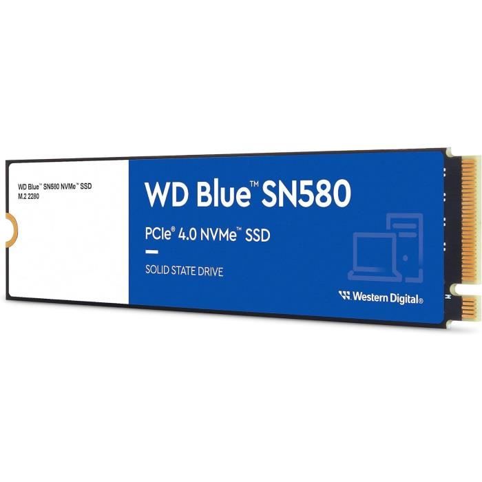 WESTERN DIGITAL - SN580 - Disque SSD interne  - NVME - 500Go