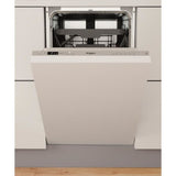 Lave-vaisselle tout encastrable WHIRLPOOL WSIC3M27C - 10 couverts - Induction - L45cm - 47dB