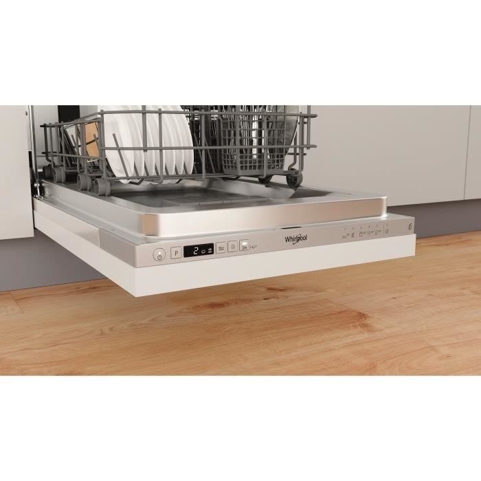 Lave-vaisselle tout encastrable WHIRLPOOL WSIC3M27C - 10 couverts - Induction - L45cm - 47dB
