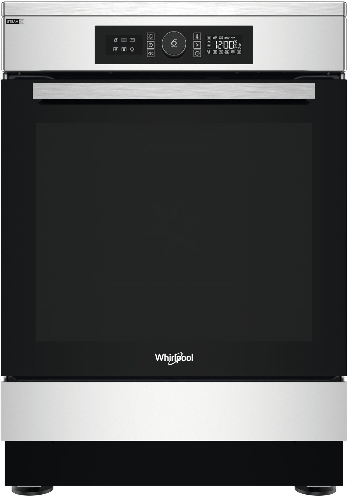 Cuisiniere a induction - WHIRLPOOL - WS68IB8ACX/FR/1 - 4 foyers - 2900 W - L60 cm - Inox