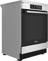 Cuisiniere a induction - WHIRLPOOL - WS68IB8ACX/FR/1 - 4 foyers - 2900 W - L60 cm - Inox