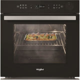 Four encastrable - Multifonction Pyrolyse - Vapeur - Chaleur pulsée - WHIRLPOOL - AKZ9S8270NB - Noir - Porte froide - 73 L - A+