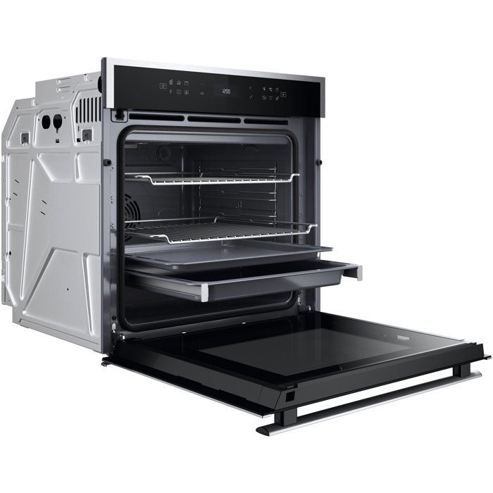 Four encastrable - Pyrolyse - WHIRLPOOL - WOI68PT1SXAF - Inox - 73 L - 59,5 x 56,4 x 59,7 cm