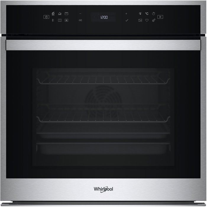 Four encastrable - Pyrolyse - WHIRLPOOL - WOI68PT1SXAF - Inox - 73 L - 59,5 x 56,4 x 59,7 cm