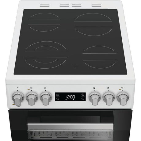 Cuisiniere vitrocéramique - WHIRLPOOL - W5V5LCW - 4 foyers - 7900 W - L50 cm - Blanc
