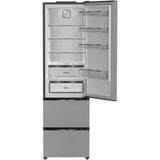 Réfrigérateur combiné - Whirlpool - WHKF6352X5E - Classe D - 351 L (249L + 102L) - 35 dB - Dual No Frost - Gris Inox